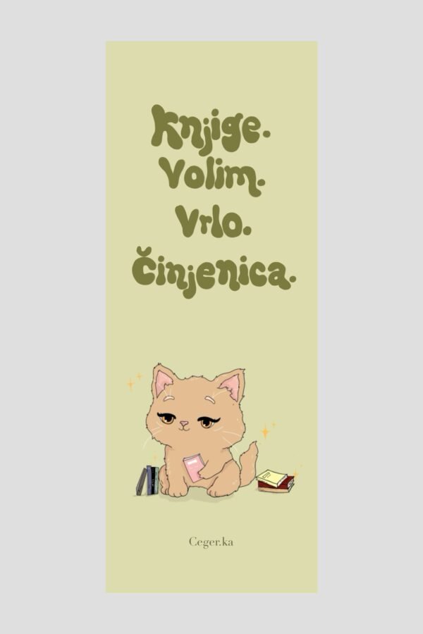 Bookmarker - knjige. volim. vrlo. činjenica.