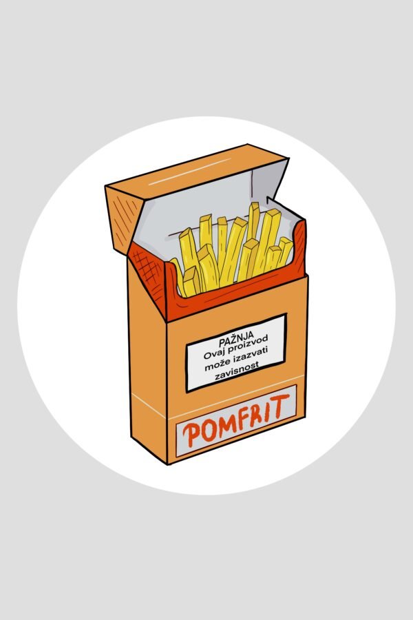 Bedž - pomfrit