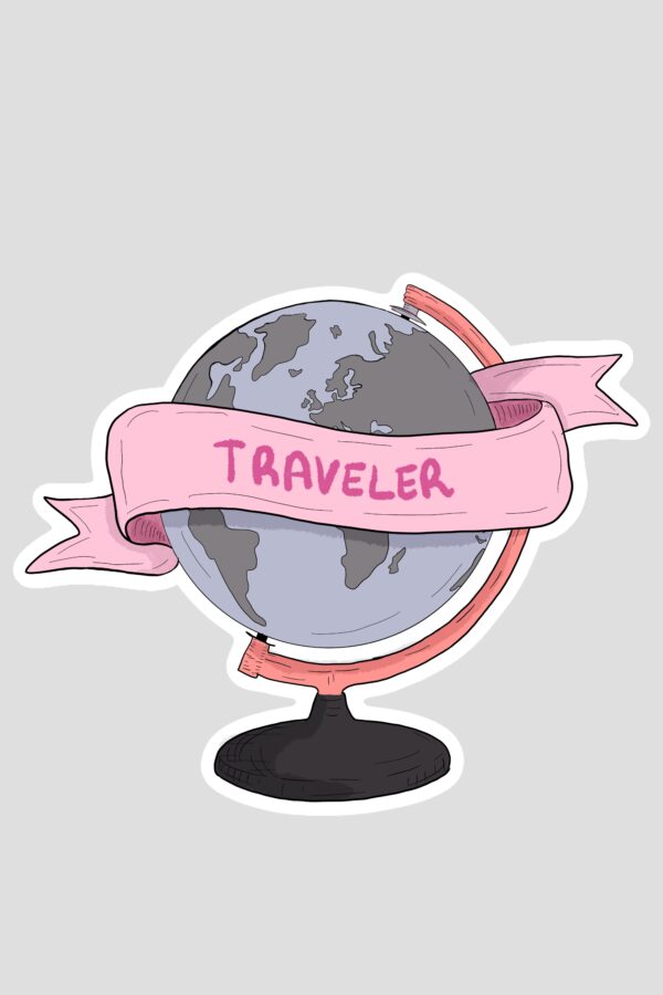 Stiker - traveler